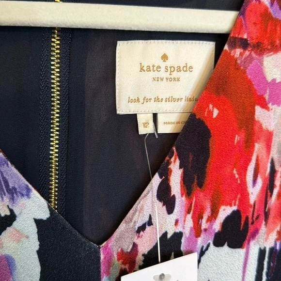 Kate Spade Hazy Floral Dress size 12 - Picture 3 of 9